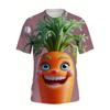 Summer Cartoon Fruit Graphic 3D Print T Shirt Men Fashion Short Sleeve T-shirts Harajuku Y2K Tees Tops Women Clothing