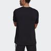 Adidas Contrast Pocket Crew Neck Sports Tee Men Tops Black GP9650