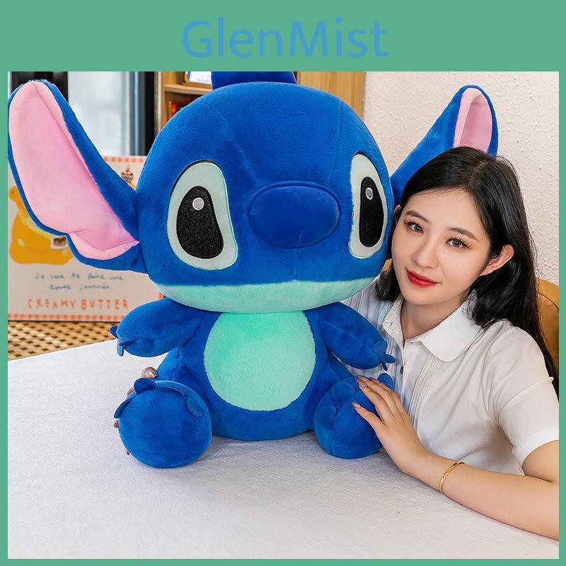Stitch Plush Toy With Rabbit Fur For Kids Soft Huggable Pillow Gift For Boys