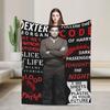 Dexter  Soft Warm Blanket  Child Plush Throw Blanket Street Trend Couch Chair Flannel Bedspread Sofa Bed Cover
