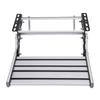 RV Steps 400lbs Load Capacity Aluminum Alloy Single Ladder Step Manual Telescopic Folding RV Entry Stair for Camping