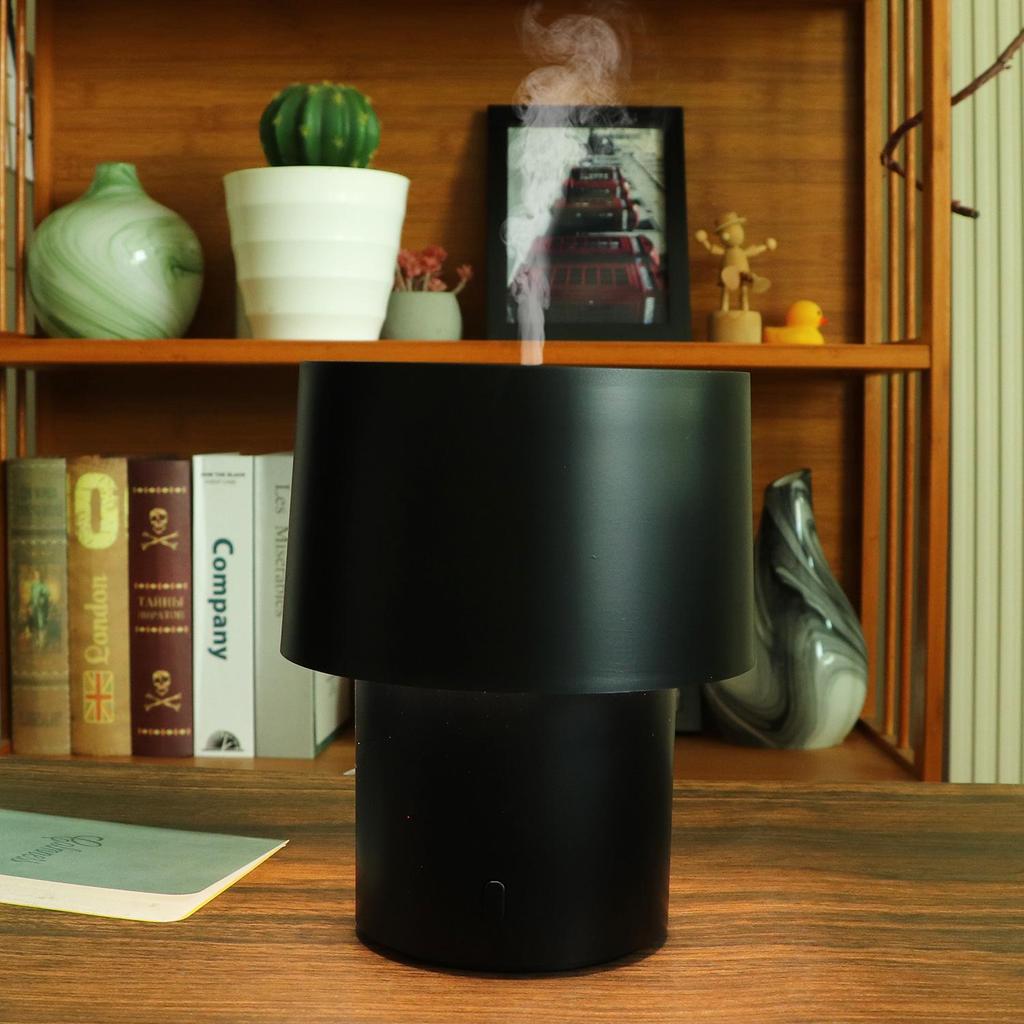 2026 Portable Mini Mushroom Lamp Humidifier: Aromatherapy Essential Oil Diffuser for Bedroom Desktop