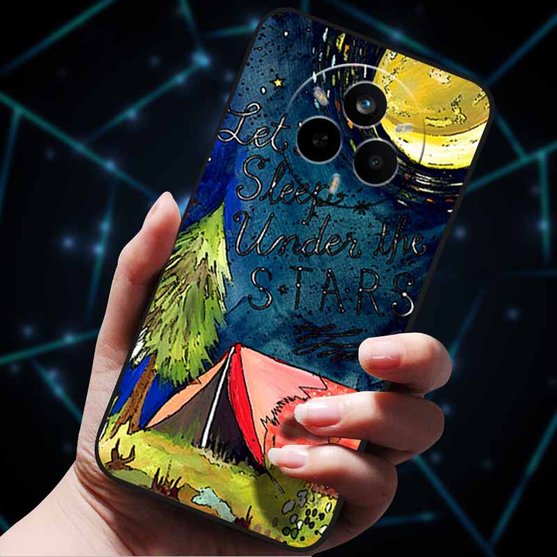 For Realme 14 Pro 5G Case 14Pro+ Soft Silicone Bumper 3D Flowers Emboss Phone Cases for Realme 14 Pro+ Plus Back Covers Shells