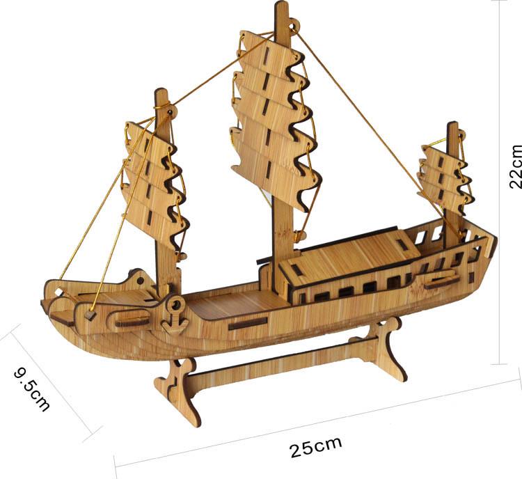 

Лесной бриз Сделай сам модель парусника: Изысканная развивающая игрушка для Праздника Драконьих лодок