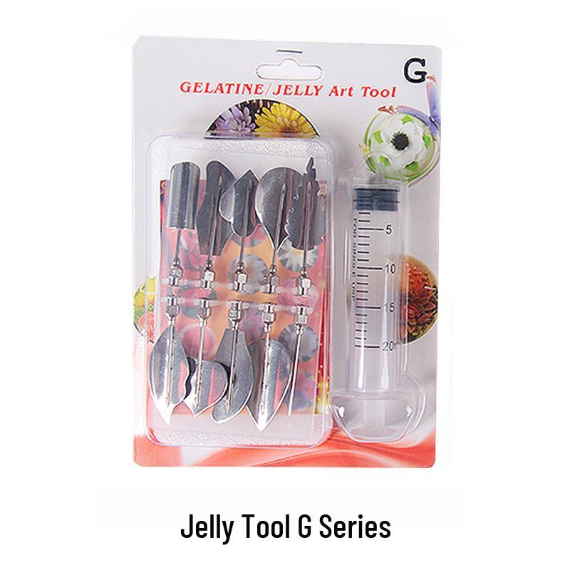 3D Stainless Steel Jelly Flower Piping & Carving Tool for Baking