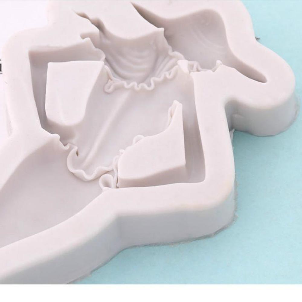 DIY Fondant Silikonform Mädchen Prinzessin Königin Fondant Kuchen Silikonform Schokoladenkuchenform