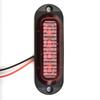 2x LED Red Side Marker Light 12/24V LED Rear Clearance Lamp Caravan Tail Lights For Truck RV Trailer Lorry Pickup Boats