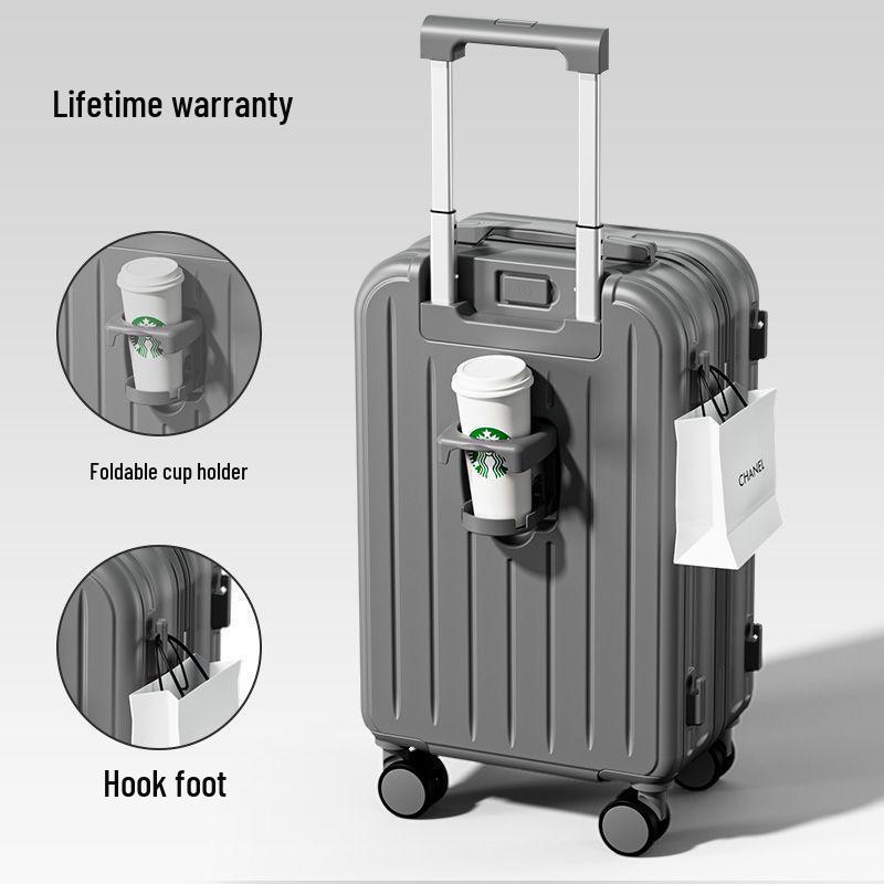 Stylish Lightweight Durable Suitcase with Combination Lock for Women, Men, and Students