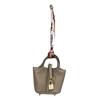 Cute Basket Bag Pendant Highgrade Leather Car Keychain Pendant Cute Creative Pendant