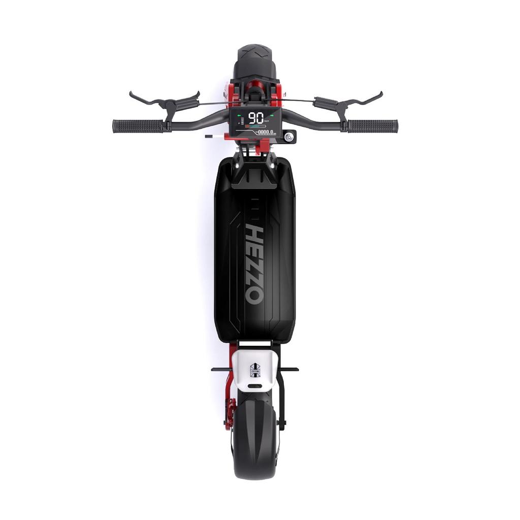 HEZZO F9 8000W Elektryczna Hulajnoga Terenowa z Podwójnym Napędem Silnik 60V 40AH Bateria 12 Calowe Opony Drogowe Dorosła Składana Hulajnoga Elektryczna Off-Road