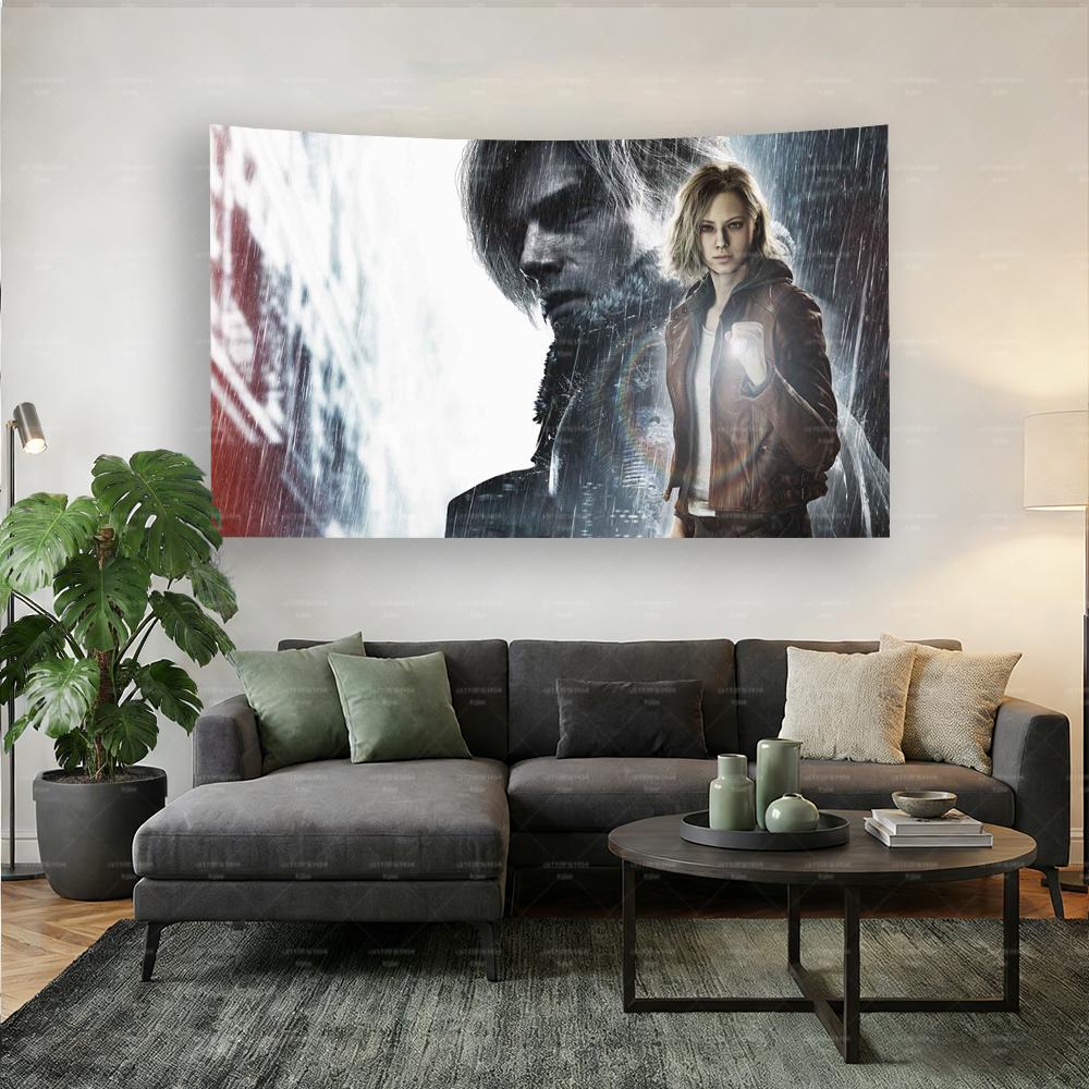 

RResident EEvil Tapestry Flag Outdoor Garage Decoration Wall Banner for Bedroom Decor 74x94cm(29x37in)