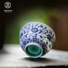 Cheng Dexuan Jingdezhen Hand-painted Blue & White Lotus Ceramic Tea Cup