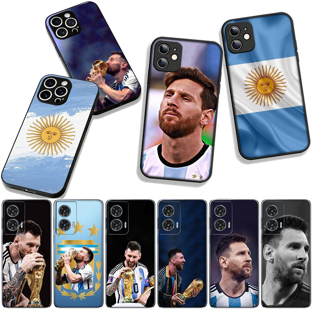 Argentina Flag Football Number 10 Champion for Samsung Galaxy A36 A17 A26 A07 A35 A54 A53 A13 A33 A34 S20 S21 FE S10 Plus Case