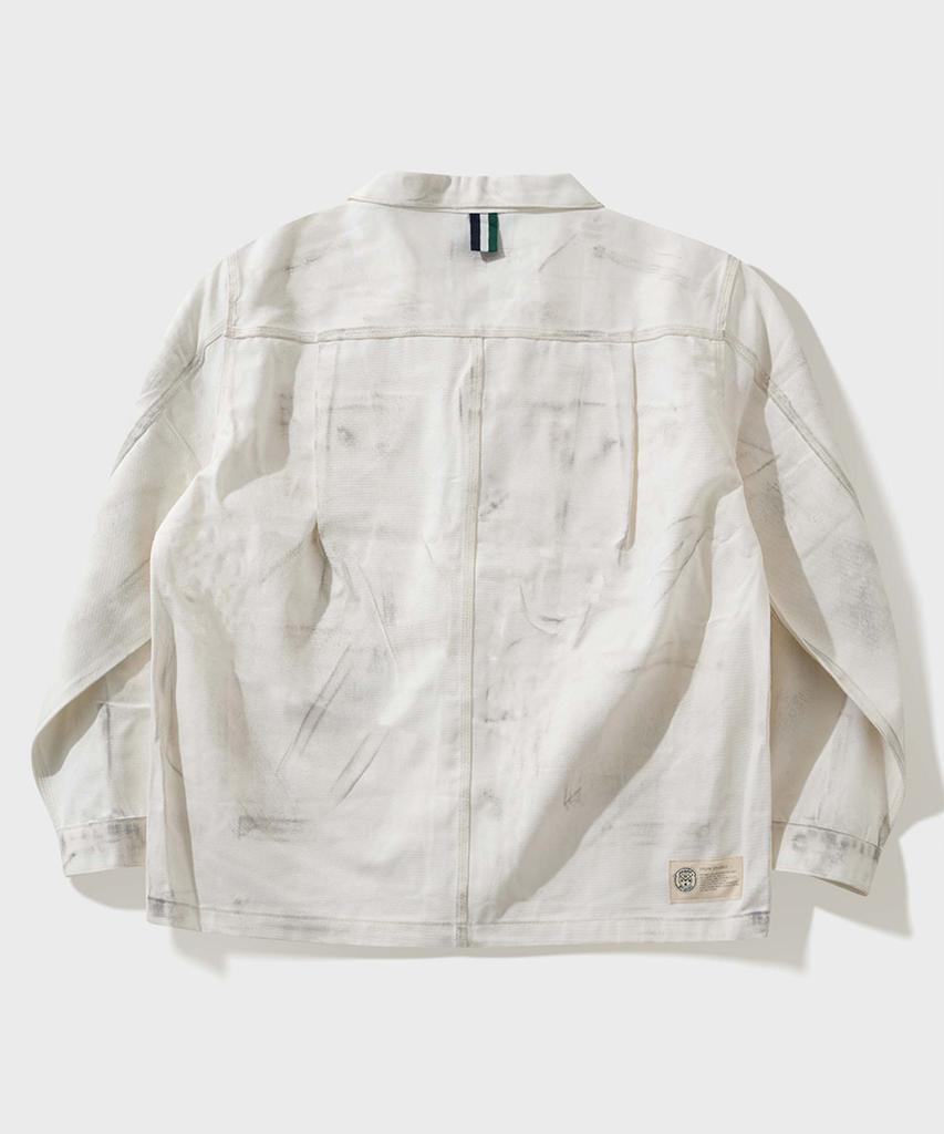 Ffeff Studio Cornmill Dirty Wash Denim Jacket (Ivory)