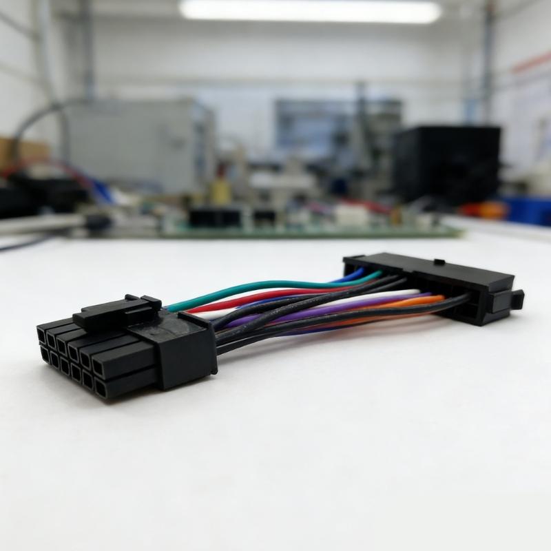 24Pin To 12Pin Main Power Supply Adapter Cable Replacement For Q77 B75 A75 Q75 Desktop Computer Mainboard