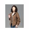 Spring Autumn Casual Women's Short Jacket Middle Aged Mothers Hooded Baseball