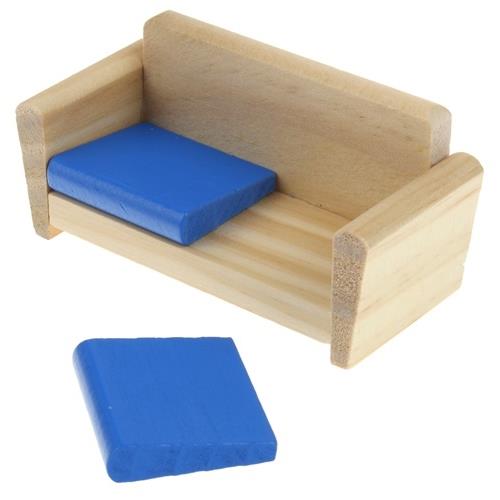 Wooden Furniture Dollhouse Furniture Set Accessories 35 Pieces