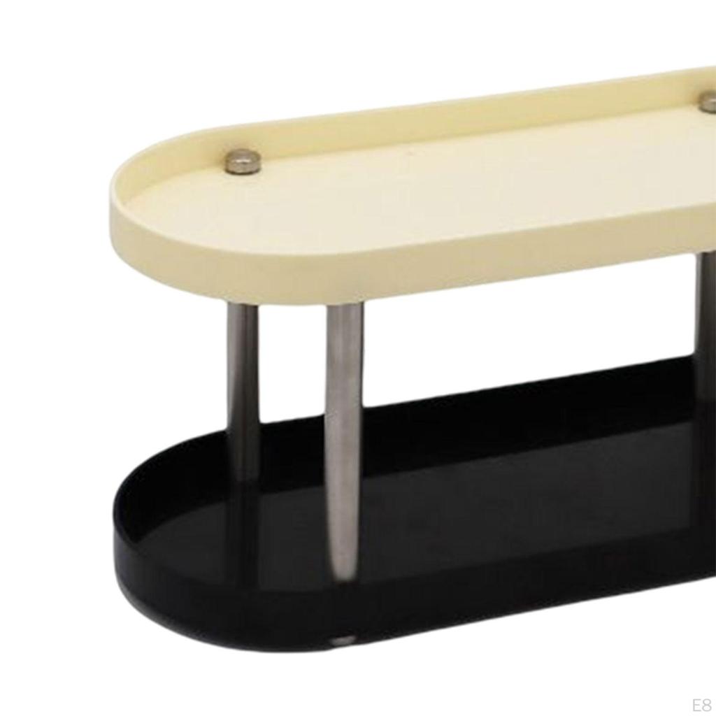 2-stufiges Badezimmer-Aufbewahrungsregal Make-up-Organizer Regale Arbeitsplatte Dusch-Caddy Regal für Gewürze