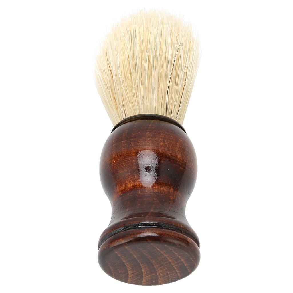 Lightweight Beard Shaving Brush Wooden Handle Shaving Brush Beard Shave Cleaning Brush