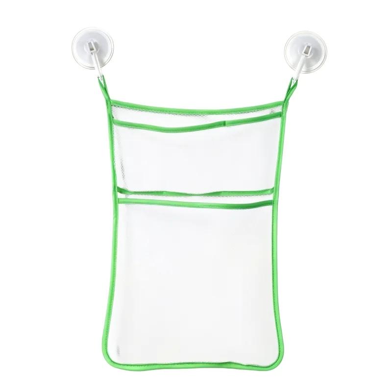 Mesh Baby Bath Toy Storage Bags Sucker Design Baby Bath Organizers for Bathtub Toys Cartoon Animal Cloth Sand Toys Storage Net
