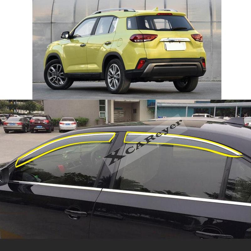 For HYUNDAI IX35 2018    Car Body Styling Sticker Plastic Window Glass Wind Visor Rain/Sun Guard Vent Parts
