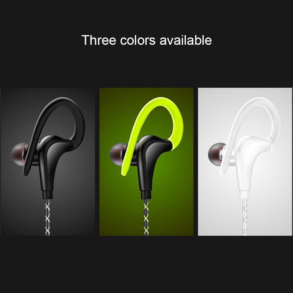 Earphones 3.5mm Sport Earphone Super Stereo Headsets Sweatproof Running Headset With Mic Ear Hook