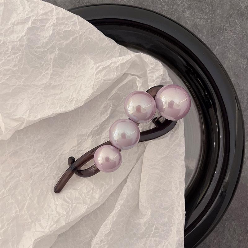 2024 Korean Pearl Hairpin: Elegant Twist Clip for Women