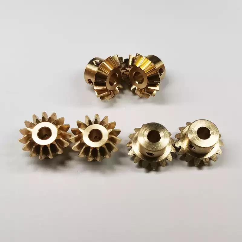 shaft hole 4MM precision 1:1 90 degree right angle transmission metal bevel gear 1M 15teeth brass bevel gear