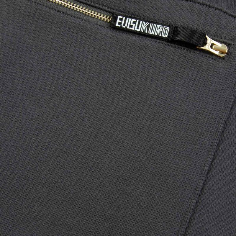 Evisu Logo Letter Print Side Stripe Sports Straight Leg Five-Point Shorts Men shorts 2ESGNM3ST422XXCT