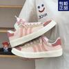 2024 Spring and Autumn New Little White Shoes Women's Hong Kong Style Academy Style Korean Edition Thick-soled Couples Comfortable Running Casual Boar