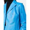 Ferragamo Leather Jacket Blue