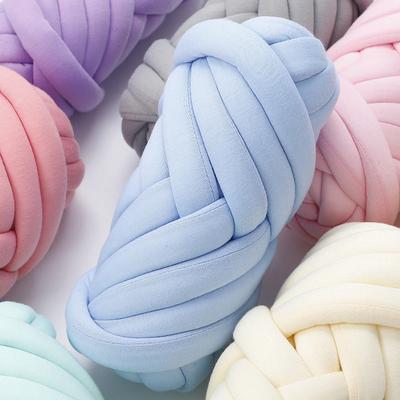 250G/500g/1kg Thick Chunky Yarn Cored Cotton Wool Tube Crochet Yarn for DIY Blanket Hat Bulky Arm Roving Hand Knitting Spin Yarn