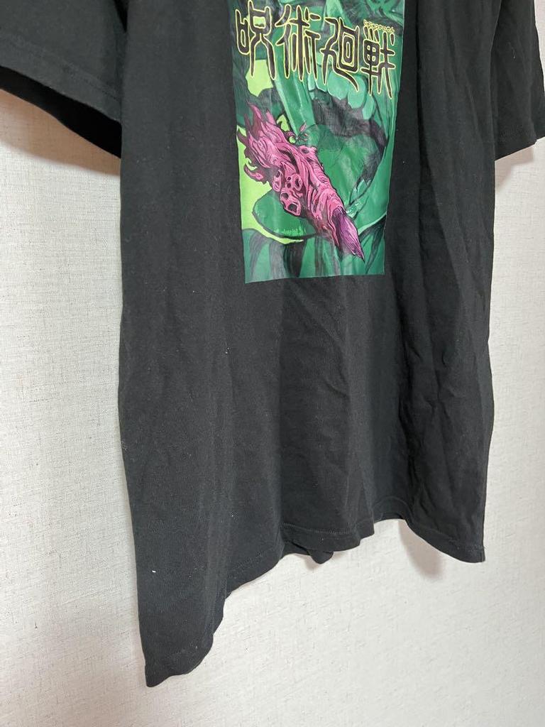 [USED] Vintage Jujutsu Kaisen anime print T-shirt featuring Ryoumen Sukuna, unisex streetwear