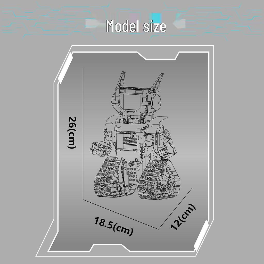 Yuxing King 15089AI Smart Robot Building Kit - Kids' Toy & Birthday Gift
