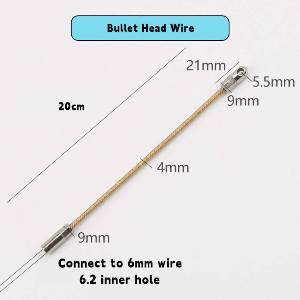 Connect To 6mm Wire Wire Puller Connector Head Fast Cable Puller Auxiliary Tools