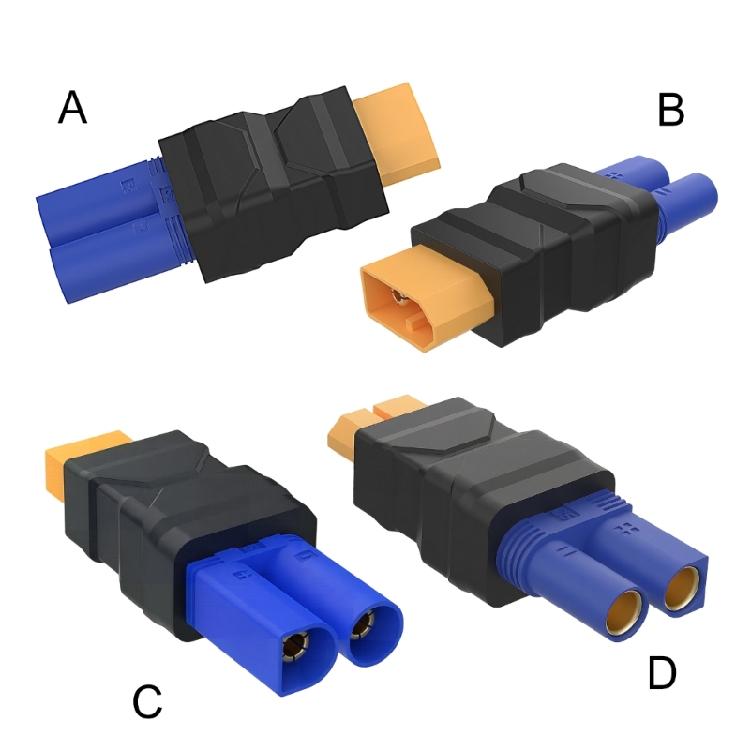 XT60M XT60FE EC5 Power Coupler with ABS Shell for Battery Systems, Charging Equipment, and Electronic Controller Hardware Design