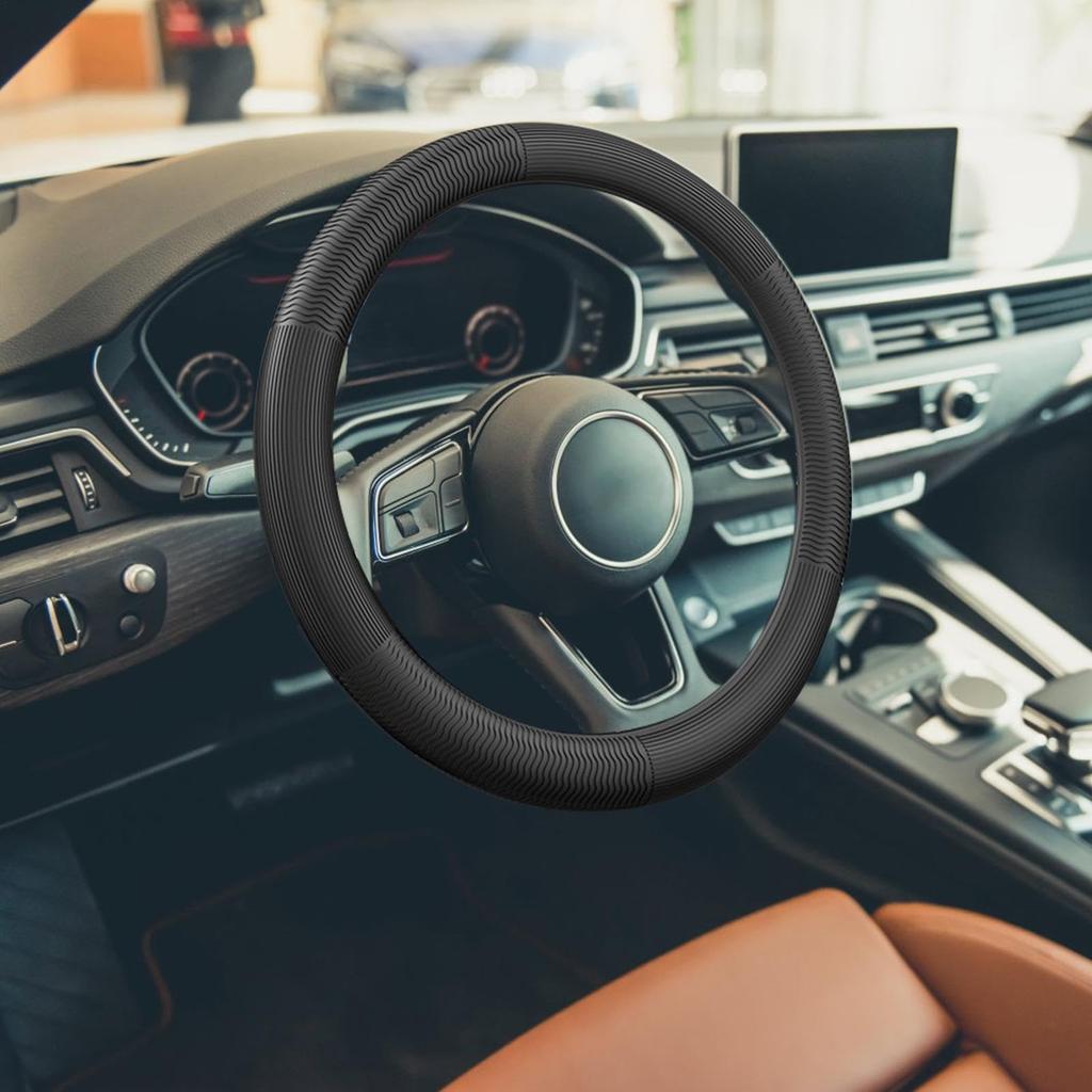 Silicone Steering Wheel Cover for Car - Non-slip Car Decoration Steering Wheel Cover Automotive