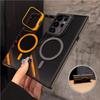 Camera Lens Kickstand Holder For Magsafe Case for Samsung Galaxy S25 S24 S23 FE Plus S22 Ultra Shockproof Bumper Cover