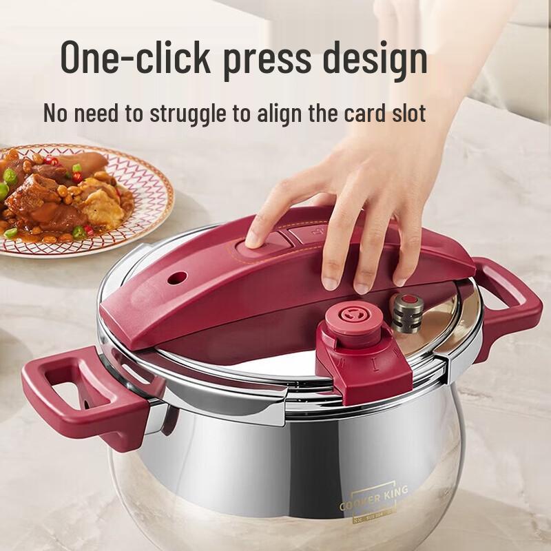 COOKER KING Linglong 304 Stainless Steel Pressure Cooker