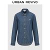 UR Women's Retro Casual Denim Shirt