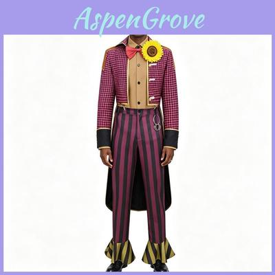 Dead By Daylight Clown Cosplay Costume Full Set With Polyester Fabric For Cosplay Enthusiasts