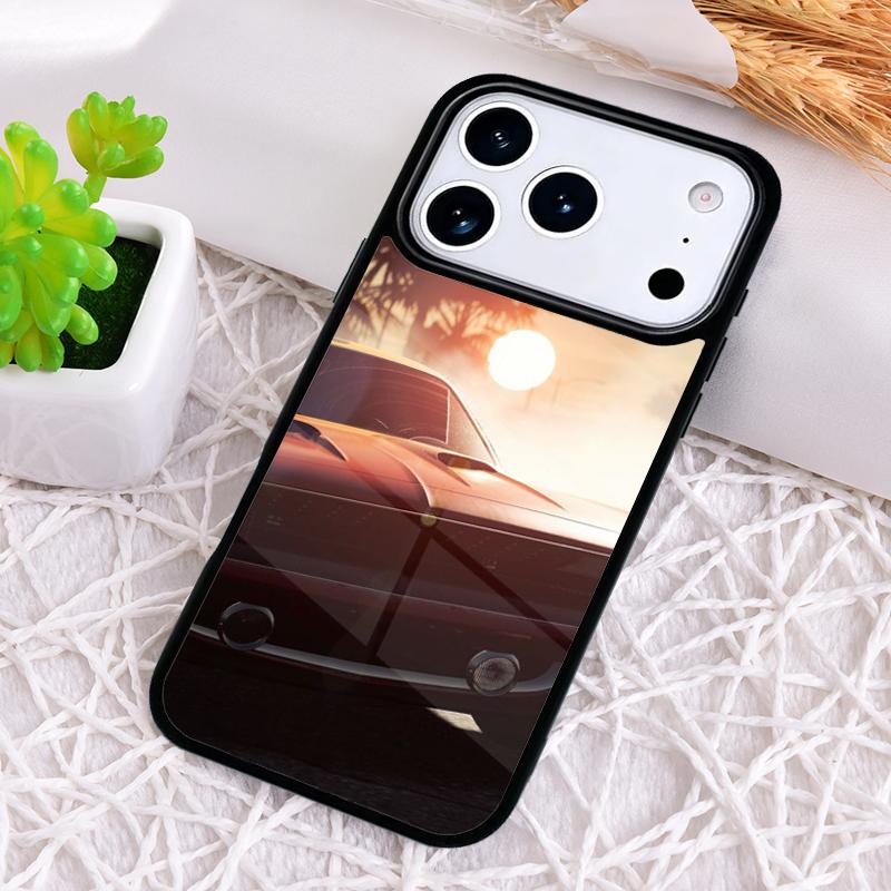 Cars Classic Retro Phone Case for iPhone 17 Air 16 15 11 12 14 13 Pro Max Shockproof Cover