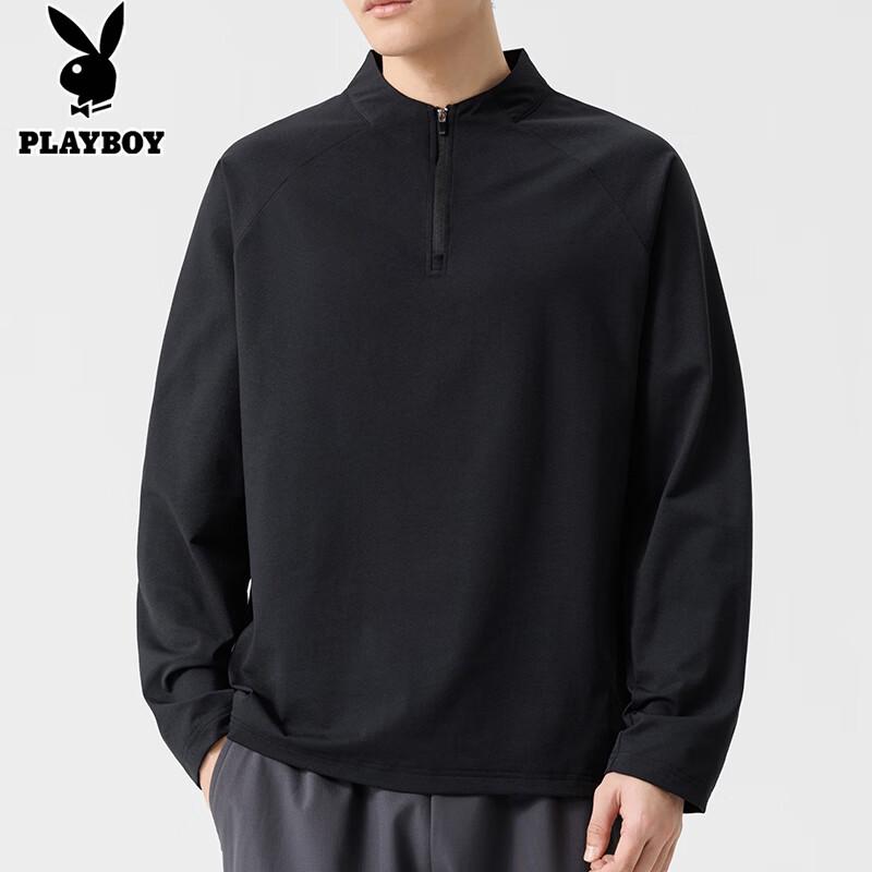 

PLAYBOY Men s Casual Round Neck Long Sleeve Top XL