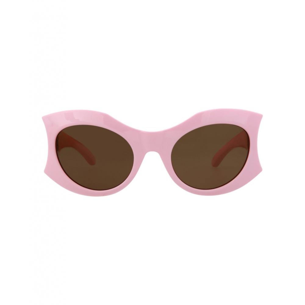 

Balenciaga Cat Eye Frame Bio Injection Sunglasses Pink Pink Brown One Size