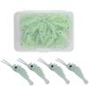 100PCS Luminous Grass Shrimp Lure Soft Grass Shrimp Bait Shrimp Fishing Bait  Freshwater Fishing