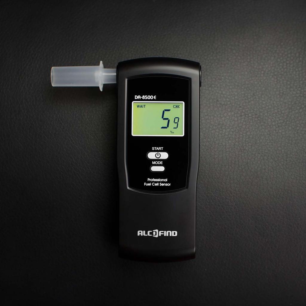 Electrochemical Breathalyzer Da 8500E + Mouthpieces