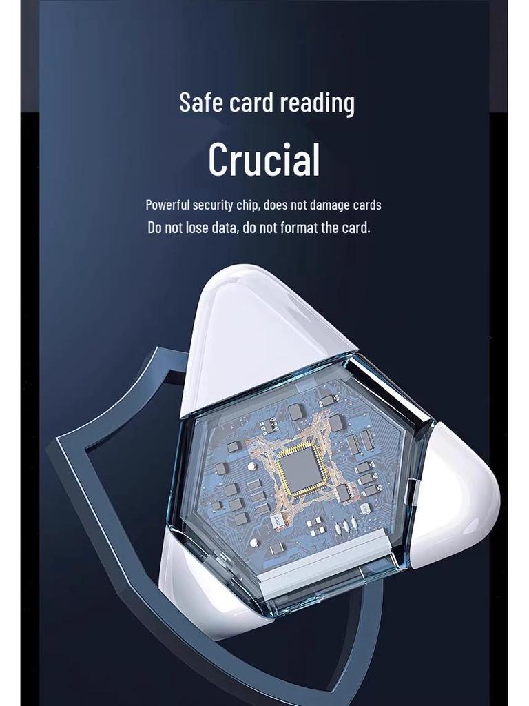 Universal 3-in-1 Card Reader for Apple and Sony/Canon Cameras (USB, SD, TFF)