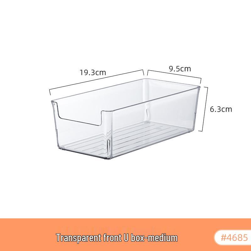 Food Grade Transparent Refrigerator Storage Box for Fresh Vegetables