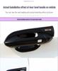Carbon Fiber Texture Door Bowl Handle Sticker for 2018-2022 Binrui Binyue Models