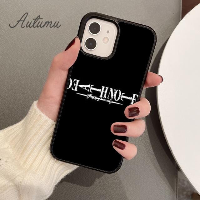 Death Note Phone Case for iPhone 11 12 13 14 Pro Max Mini X XR XS SE 2020 5 6S 7 8 Plus Samsung Galaxy S21 S22 Cover Shell